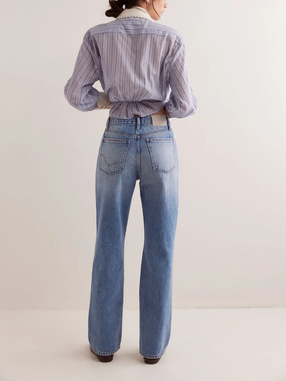 Free People Holly High Rise Bootcut Jeans - Picture 3 of 4